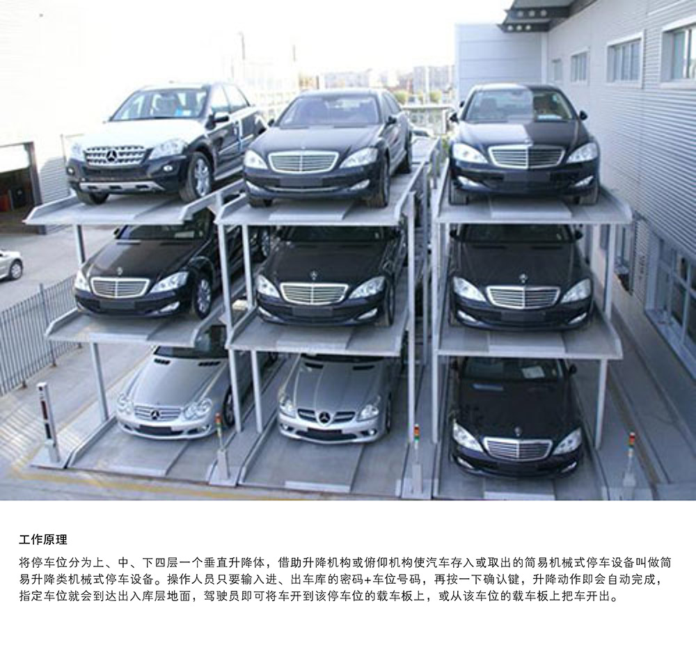 成都重庆PJS4D3四层地坑简易升降停车设备工作原理.jpg